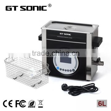 Low noise design 6l digital Ultrasonic cleaner machine heated with power adjustable