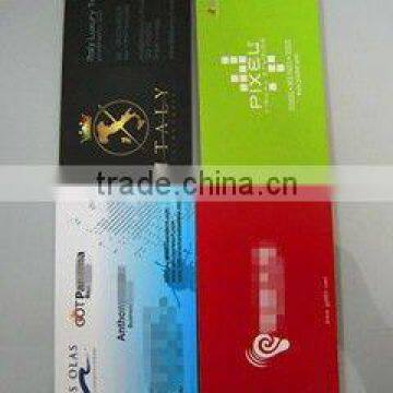 single or double paper card printing