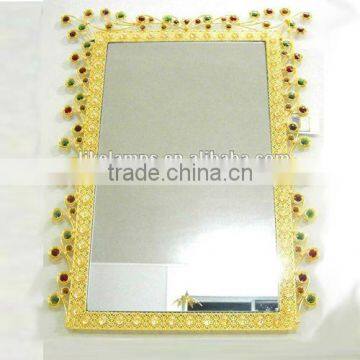 2014 household golden glass bedroom mirror