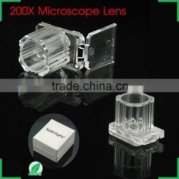 portable stick-on 200x zoom microscope for iphone 6 plus 5c 5s 4s samsung galaxy s6 s4 s5 note4 htc one m8 m9