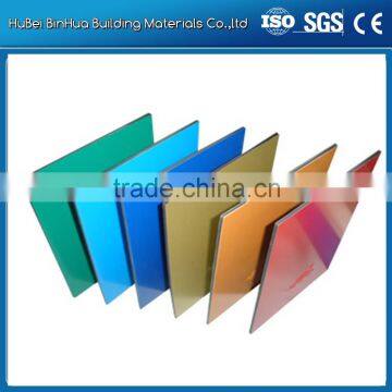 Solid color Aluminum sandwich panel with PE coating PVDF coating