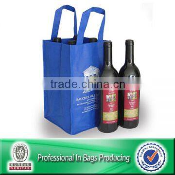 Lead Free Non Woven Custom 6 Bottle Pack Liquor In Bags