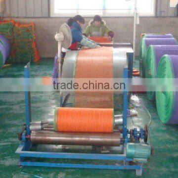 PP and PE mixed knitted plastic mesh bags with drawstring