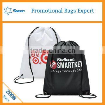 2016 New Design Polyester Drawstring Bag Cord Wholesale Drawstring Backpack photo-3