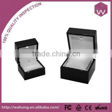 Hot sale fashion led jewelry wooden box for ring, bracelet, watch