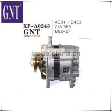 excavator engine HD450 4D31 alternator