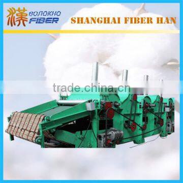 Cotton waste recycling cleaning machine