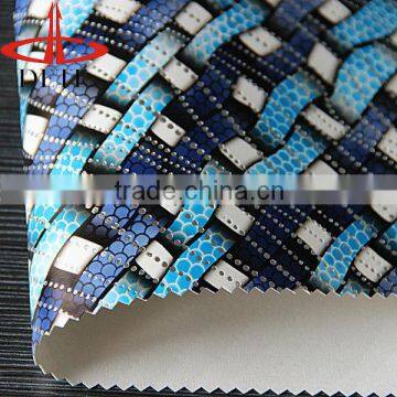 synthetic pu vinyl leather fabric for ladies' handbag