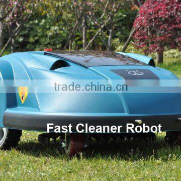 Smartphone App Control Robot Grass Mower/programmable Grass Cutting Machine Auto Recharged, LCD Touch Display photo-6