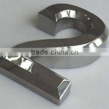 Trapezium Stainless Reverse Channel Letters