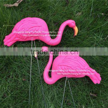 Sculptural Gardens Pink Flamingo Lawn Ornament Flamingo Figurine Plastic Party Grassland Garden Ornaments Decoration photo-6