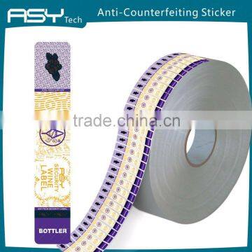 High Quality Customed Security Sticker for Wine Bottle photo-2