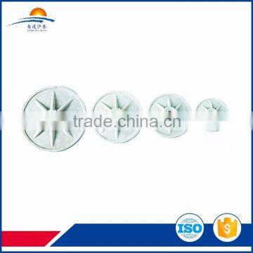 Fiberglass pallet for anchor bolt