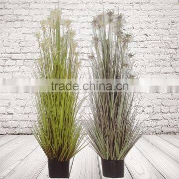 Metal Potted Artificial Swan Claw Grass