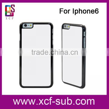 HOT!!!High Quality Rubber For iphone 5 5c 6 Silicone Sublimation 2D Blank Black Phone Cases Cover