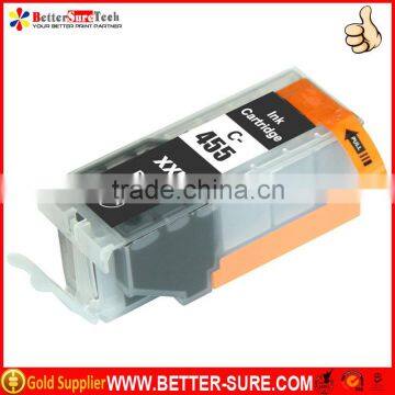 New compatible canon pgi 455 ink cartridge ink cartridge for pgi-455 xxl ink with OEM-level print effect