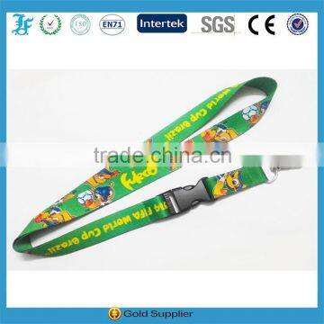 China wholesale cheap single custom neck heated transfer lanyard