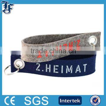 Customized heat tramsfer logo mobile phone finger strap cotton lanyard