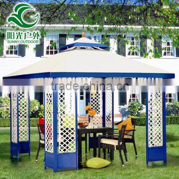 Hot Sale Europe Style Wind Resistant Rattan Gazebo