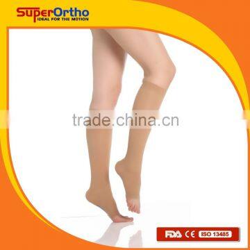 A8-003 Classic Under Knee Open Toes Medical Compression Stocking