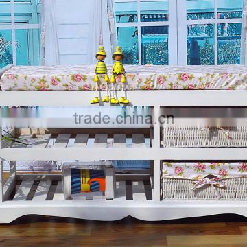 Modern factory direct wooden changing shoes bench cabinet