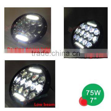 Round 4x4 off Road Accessories, For Jeep Round 12v 24v 75w 7" 4x4 off Road Accessories photo-5