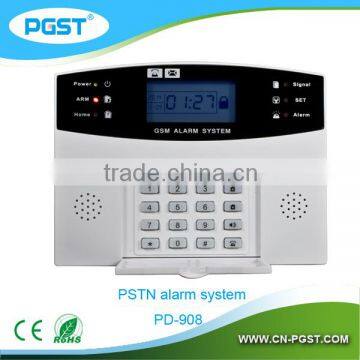 Wireless home security alarm system with LCD display with Auto Dialer