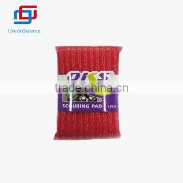 Colorful Vertical Stripes 4PC Scouring Pad