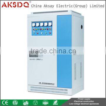2016 New SVC Industry Use 50kva High Capacity 50/60Hz Automatic AC Low Voltage Stabilizer Yueqing