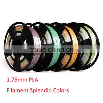 3d printer filament extrusion line 3D Printing Material Multicolor Monofilament Splendid Colors