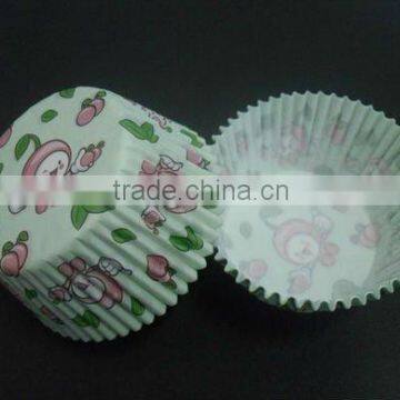 Cartoon Design Cupcake Paper Trays for Baby Showers