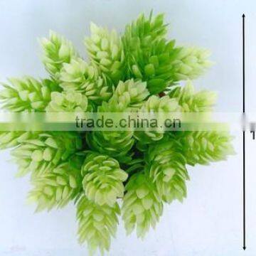 H11cm Plastic New Cone Pine Potted Flowers for Table Decoration photo-2