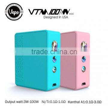 China wholesale Vtm 100W with Wooden box packing Vape Connexx Vtm 100W mini vape mod