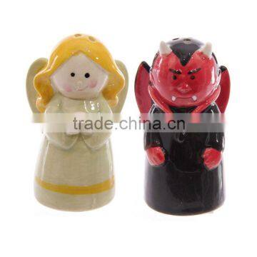 factory direct ceramic custom Halloween funny salt and pepper shaker