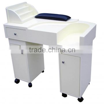 White nail salon manicure table with competitive price