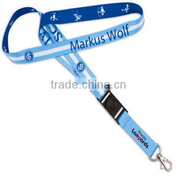 Customized heat transfer printing polyester lanyard