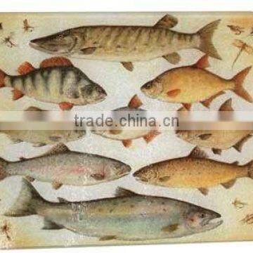 Toughened square tempered glass cutting board