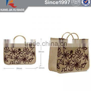 2015 Summer Travel Women Linen Beach Tote Waterproof Fabric