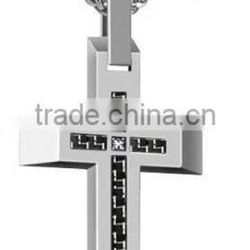Personalized Simple Design Pendant Jewelry Brand Stainless Steel Cross Pendant photo-3