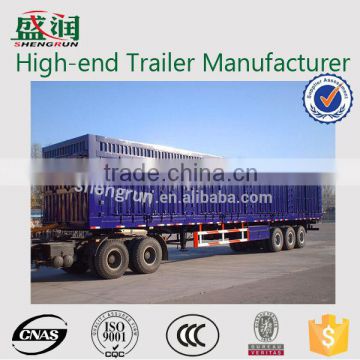 Lowest price Multipurpose 50 tons capacity tri-axle box truck trailer from China Supplier