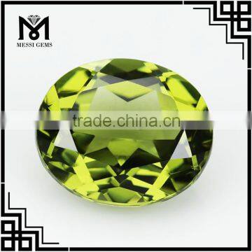 Top polishing Oval Machine Cut Faceted Color Change Nanosital Gemstone