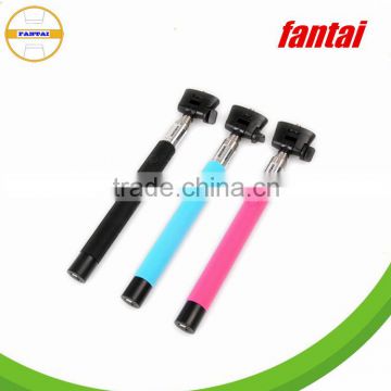 plastic handheld camera monopod, cell-phone monlexible monopod,wireless monopod selfie stick