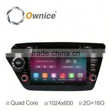 Ownice C200 quad core Android 4.4 up to android 5.1 automotive for Kia K2 2011-2014 support OBD 2G RAM 16G ROM