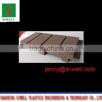 Wood plastic composite extrusion dies with profile