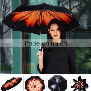 Fashion Small Black Umbrella photo-5
