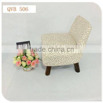 506-1 QVB JIANDE TONGDA Japanese Style Modern Low Chair / Soft Wood Footstool With Low Back Living Room Chair