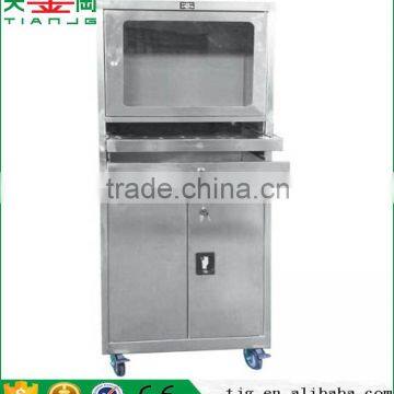 Taiwan TJG Network Metal Box Cabinet Popular Office With Operation Button Equipment Cabinet For Computer Screen And Host photo-6