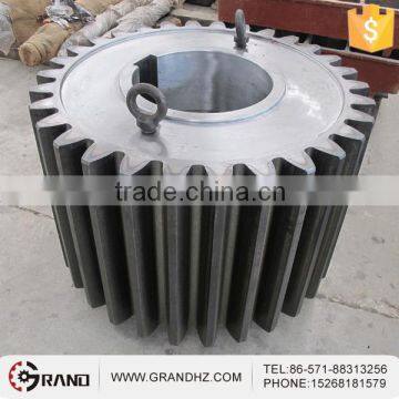 Forged steel pinion gear used for Grinding mill