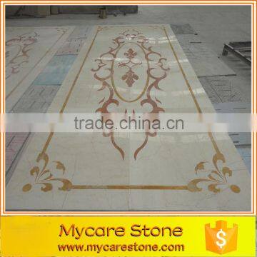 Hotels Floor water jet marble patterns