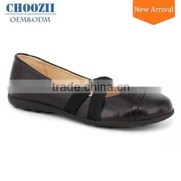 Choozii Wholesale Classic Slip-on Black Teenage Girls School Shoes